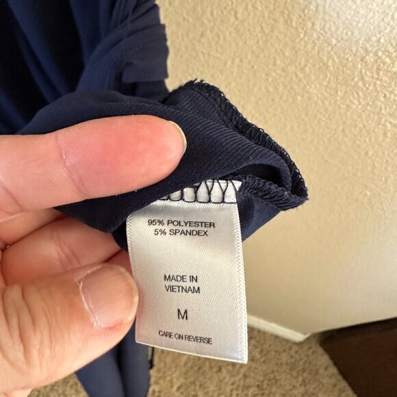 New York & Co Navy Blue‎ Long Dress   Size Medium - Picture 5 of 9